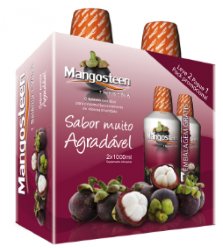 Mangosteen+ Selénio + Vit.A + Vit. C - Pack 2x1Lt - Fharmonat